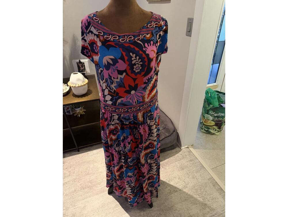 Boden Floral Print Melanie Midi Dress Size US 12R